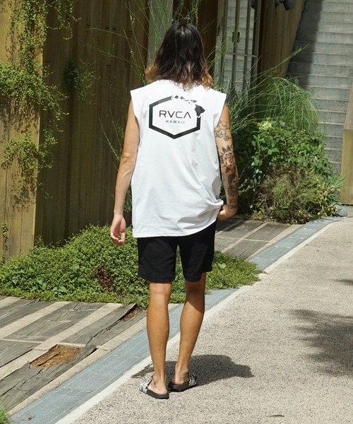 RVCA(ルーカ)の「RVCA メンズ 【ALLTIME】 ALLTIME TERRY CLOTH SHORTS ウォークパンツ/ショートパンツ【2023年夏モデル】/ルーカウエストゴムショートパンツ(その他パンツ・メンズ・オフホワイト/ミント/ブラック・LARGE/MEDIUM/SMALL)」の19枚目の写真