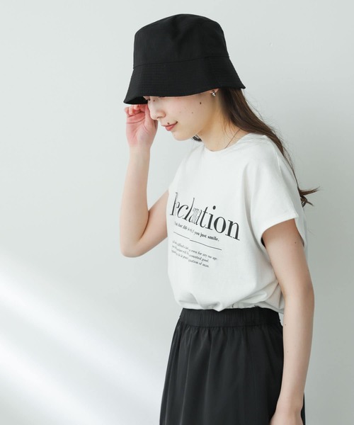 SENSE OF PLACE by URBAN RESEARCH(センスオブプレイスバイアーバンリサーチ)の「グラフィックフレンチスリーブトップ(Tシャツ/カットソー・レディース・その他1/その他2/その他3/その他4・ONE)」の14枚目の写真