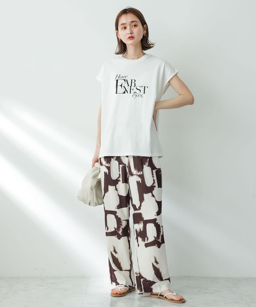 SENSE OF PLACE by URBAN RESEARCH(センスオブプレイスバイアーバンリサーチ)の「グラフィックフレンチスリーブトップ(Tシャツ/カットソー・レディース・その他1/その他2/その他3/その他4・ONE)」の20枚目の写真