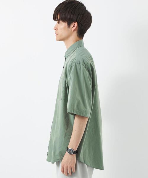 green label relaxing(グリーンレーベルリラクシング)の「ハーブファブリック ボタンダウンカラー シャツ(シャツ/ブラウス・メンズ・ダークグリーン/パープル/オレンジ・S/L/XL/M)」の5枚目の写真