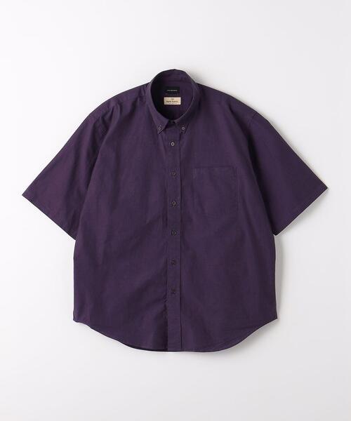 green label relaxing(グリーンレーベルリラクシング)の「ハーブファブリック ボタンダウンカラー シャツ(シャツ/ブラウス・メンズ・ダークグリーン/パープル/オレンジ・S/L/XL/M)」の8枚目の写真