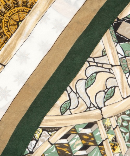 LEPSIM（レプシィム）の「大判柄スカーフ　906386（ストール/ショール・レディース・ブラウン/グリーン/ブルー・ONE SIZE）」の10枚目の写真