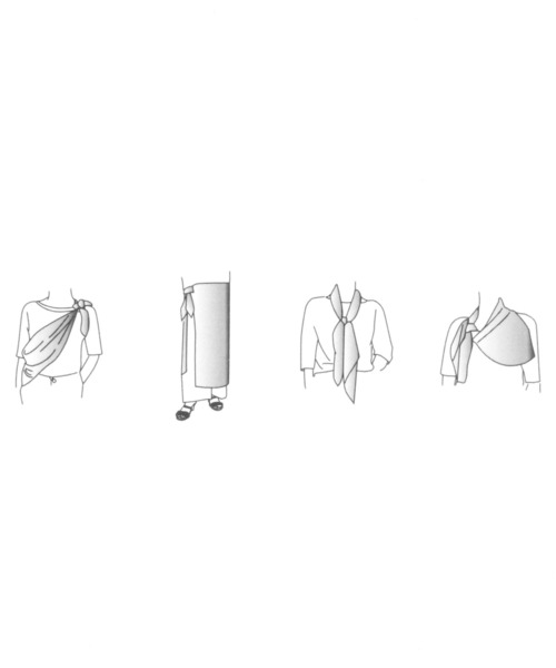 LEPSIM（レプシィム）の「大判柄スカーフ　906386（ストール/ショール・レディース・ブラウン/グリーン/ブルー・ONE SIZE）」の14枚目の写真