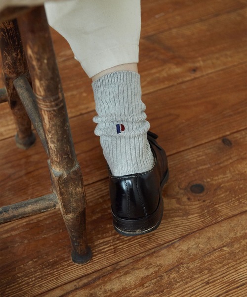 PAR ICI（パーリッシィ）の「BASIC P刺繍ソックス（ソックス/靴下・レディース・グレー/ホワイト・FREE）」の11枚目の写真