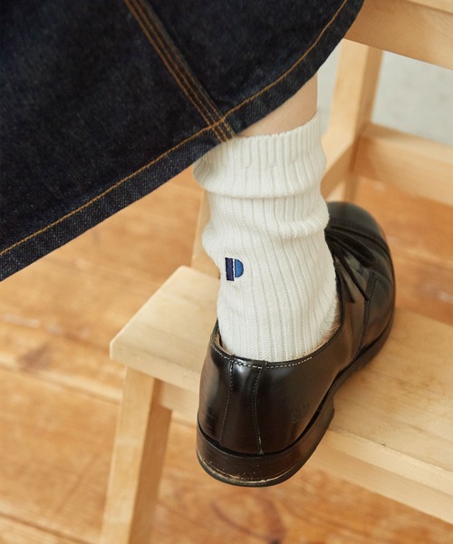 PAR ICI（パーリッシィ）の「BASIC P刺繍ソックス（ソックス/靴下・レディース・グレー/ホワイト・FREE）」の14枚目の写真