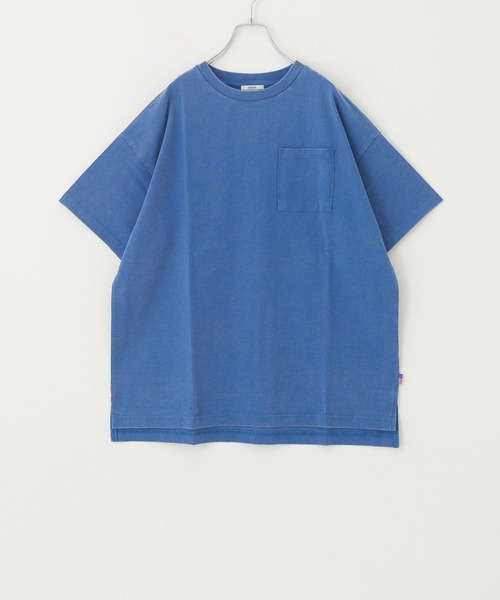 CUBE SUGAR（キューブシュガー）の「GENTIL(ジャンティ)バックプリントポケットTシャツ（Tシャツ/カットソー・レディース・ブラック/ブルー/グレー・L）」の5枚目の写真