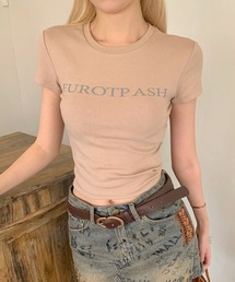 フロントシンプルロゴTシャツ