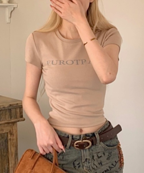 フロントシンプルロゴTシャツ（Tシャツ/カットソー）｜Vipoa