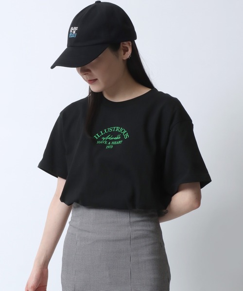 SITRY(シトリー)の「ハート ロゴ プリント Tシャツ/ heart logo print T-shirt(Tシャツ/カットソー・レディース・ブラック/チャコールグレー/ホワイト系その他/サックスブルー/オフホワイト/ネイビー・M/L)」の15枚目の写真