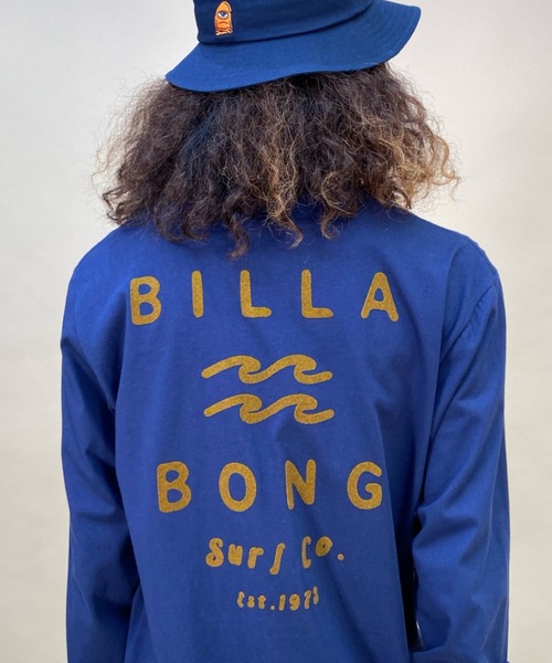 BILLABONG(ビラボン)の「BILLABONG/ビラボン バックプリントロンT クルーネック長袖Tシャツ/ONE TIME/BD012-050(Tシャツ/カットソー・メンズ・ネイビー/ブラック/ホワイト/グリーン・M/XL/L)」の1枚目の写真