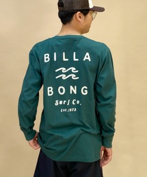 BILLABONG/ビラボン バックプリントロンT クルーネック長袖Tシャツ/ONE TIME/BD012-050