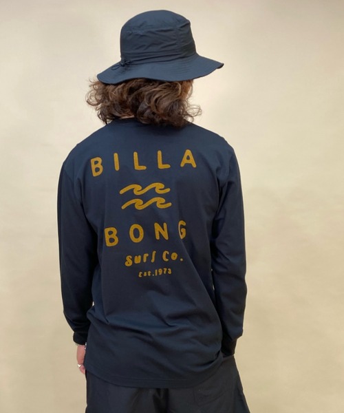 BILLABONG(ビラボン)の「BILLABONG/ビラボン バックプリントロンT クルーネック長袖Tシャツ/ONE TIME/BD012-050(Tシャツ/カットソー・メンズ・ネイビー/ブラック/ホワイト/グリーン・M/XL/L)」の3枚目の写真