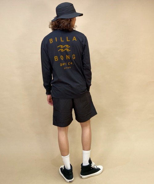 BILLABONG(ビラボン)の「BILLABONG/ビラボン バックプリントロンT クルーネック長袖Tシャツ/ONE TIME/BD012-050(Tシャツ/カットソー・メンズ・ネイビー/ブラック/ホワイト/グリーン・M/XL/L)」の13枚目の写真