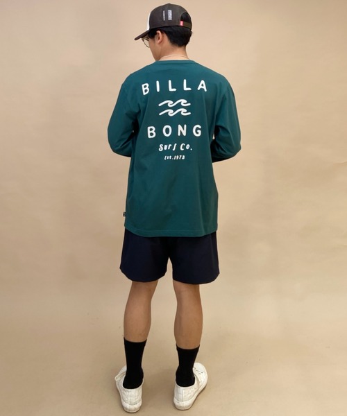 BILLABONG(ビラボン)の「BILLABONG/ビラボン バックプリントロンT クルーネック長袖Tシャツ/ONE TIME/BD012-050(Tシャツ/カットソー・メンズ・ネイビー/ブラック/ホワイト/グリーン・M/XL/L)」の19枚目の写真