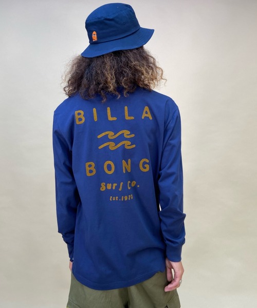 BILLABONG(ビラボン)の「BILLABONG/ビラボン バックプリントロンT クルーネック長袖Tシャツ/ONE TIME/BD012-050(Tシャツ/カットソー・メンズ・ネイビー/ブラック/ホワイト/グリーン・M/XL/L)」の21枚目の写真