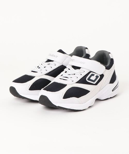 ASAHI SHOES(アサヒシューズ)の「【終了】COUGAR スニーカー(クーガー J003WS)(スニーカー・キッズ・ホワイト×ネイビー/ブラック×ブラック/ホワイト×ホワイト/ホワイト系その他・23.5cm/25.5cm/21.5cm/22.0cm/24.0cm/20.0cm/26.0cm/24.5cm/22.5cm/23.0cm/25.0cm/21.0cm/19.0cm)」の7枚目の写真