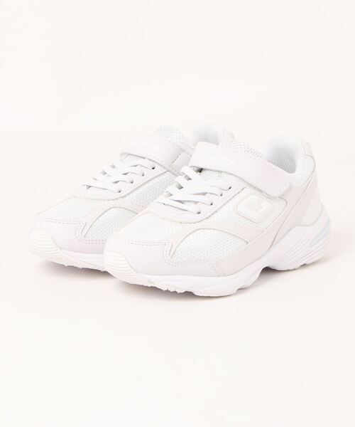 ASAHI SHOES(アサヒシューズ)の「【終了】COUGAR スニーカー(クーガー J003WS)(スニーカー・キッズ・ホワイト×ネイビー/ブラック×ブラック/ホワイト×ホワイト/ホワイト系その他・23.5cm/25.5cm/21.5cm/22.0cm/24.0cm/20.0cm/26.0cm/24.5cm/22.5cm/23.0cm/25.0cm/21.0cm/19.0cm)」の5枚目の写真