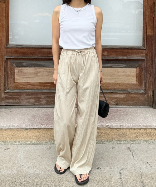 【ron】IORE イオレ MOI PANTS モアパンツ 36 ナイロンワイドイージーパンツ（その他パンツ）｜LE MORE