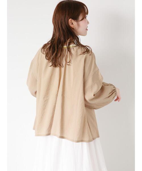 ehka sopo（エヘカソポ）の「前後2WAYリボンブラウス（シャツ/ブラウス・レディース・オフホワイト/グリーン/パープル/ベージュ・F）」の16枚目の写真