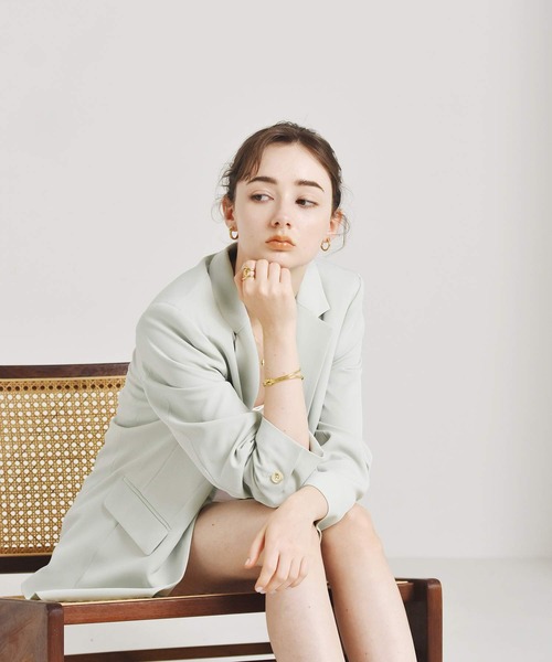 LHME(エルエイチエムイー)の「LHME ニュアンスクロスリング/サージカルステンレス316L(金属アレルギー対応)(リング・レディース・シルバー/ゴールド・9号/11号/13号/15号)」の17枚目の写真