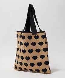 ハートニットトートバッグ