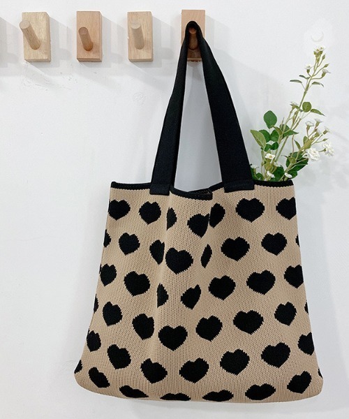 Chick（チック）の「ハートニットトートバッグ（トートバッグ）」 - WEAR