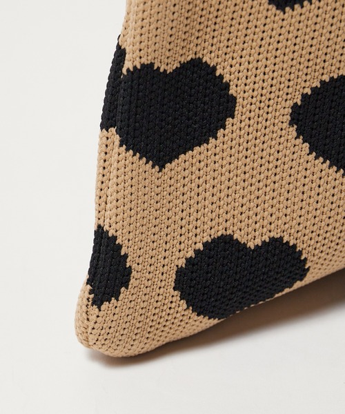 Chick（チック）の「ハートニットトートバッグ（トートバッグ・レディース・ブラウン・FREE）」の13枚目の写真