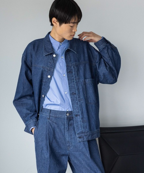 LOWRYS FARM(ローリーズファーム)の「オーバーサイズシャツ 968006(シャツ/ブラウス・メンズ・ブルー・MEDIUM/LARGE)」の13枚目の写真
