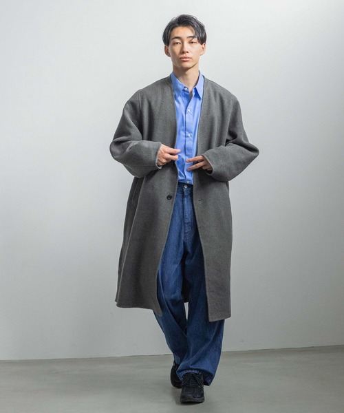 LOWRYS FARM(ローリーズファーム)の「オーバーサイズシャツ 968006(シャツ/ブラウス・メンズ・ブルー・MEDIUM/LARGE)」の17枚目の写真