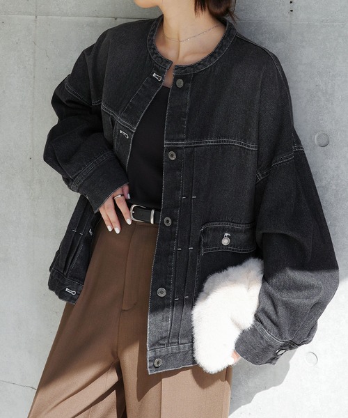 本日のみ。21000→19900（エイミーロウ）デニムジャケット カジュアル 本日のみ。21000→19900（エイミーロウ）デニムジャケット