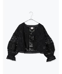 TSUHARU by Samansa Mos2 | 羽織りレースブラウス(シャツ/ブラウス)