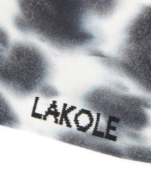 LAKOLE(ラコレ)の「タイダイ柄ゴーストソックス / 970143(ソックス/靴下・メンズ・チャコール/オレンジ/パープル/ベビーピンク/グレー/ライトグリーン/ネイビー/セージグリーン/ライトピンク/ライトブルー・FREE)」の13枚目の写真
