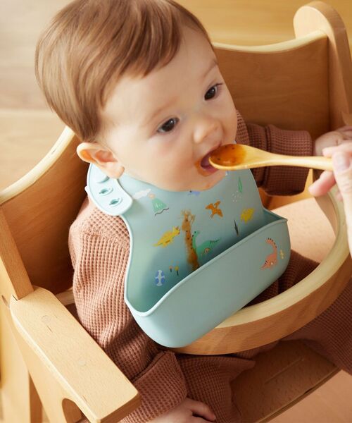 I.D.E.A international（イデアインターナショナル）の「D by DADWAY シリコーンビブ（スタイ/よだれかけ・レディース・ピンク/ホワイト/ブルー/その他・ﾌﾘ-）」の7枚目の写真