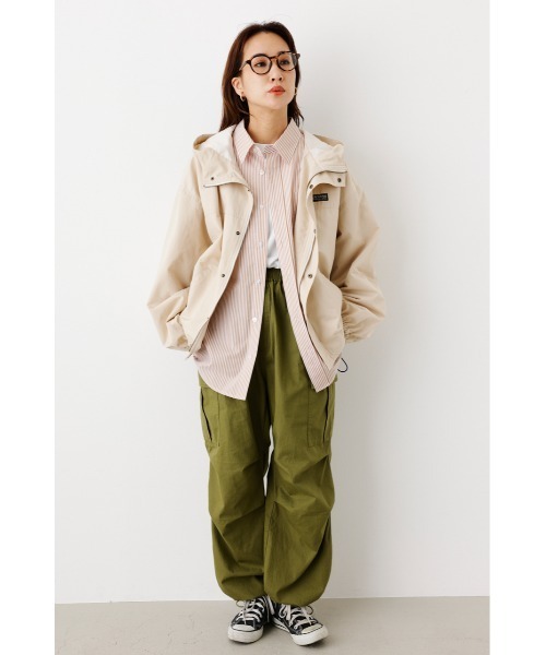 RODEO CROWNS WIDE BOWL(ロデオクラウンズワイドボウル)の「WIDE MOUNTAIN PARKA(マウンテンパーカー・レディース・ライトパープル/ブラック/アイボリー・FREE)」の9枚目の写真