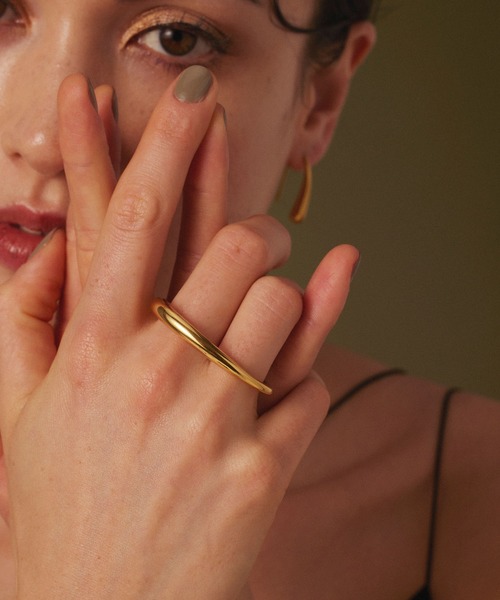 CENE(セネ)の「【CENE】セネ/ダブルリング(リング・レディース・シルバー/ゴールド・S/M)」の9枚目の写真