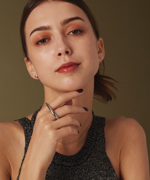 CENE(セネ)の「【CENE】セネ/ダブルリング(リング・レディース・シルバー/ゴールド・S/M)」の14枚目の写真