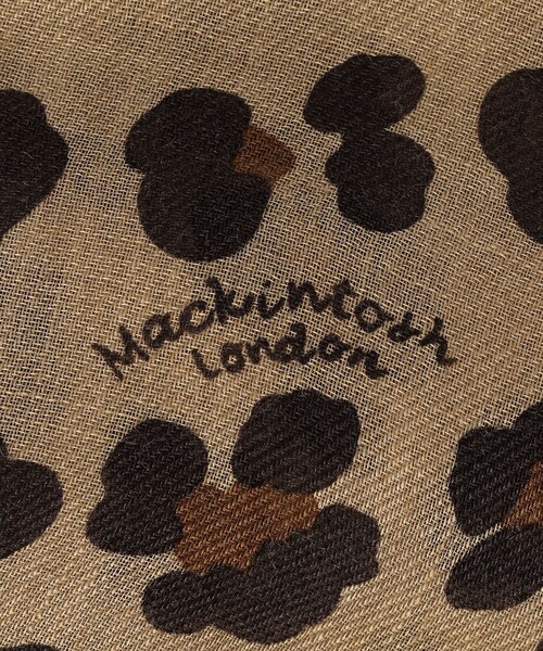 MACKINTOSH LONDON（マッキントッシュ ロンドン）の「レオパードシルクカシミヤストール（マフラー・レディース・ベージュ系その他7・FREE）」の4枚目の写真