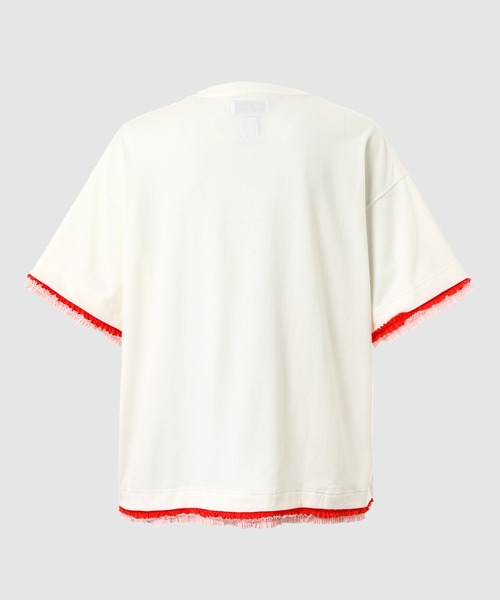 FACETASM(ファセッタズム)の「FRILL TEE(Tシャツ/カットソー・メンズ・ライトブルー/ホワイト・4/5)」の8枚目の写真