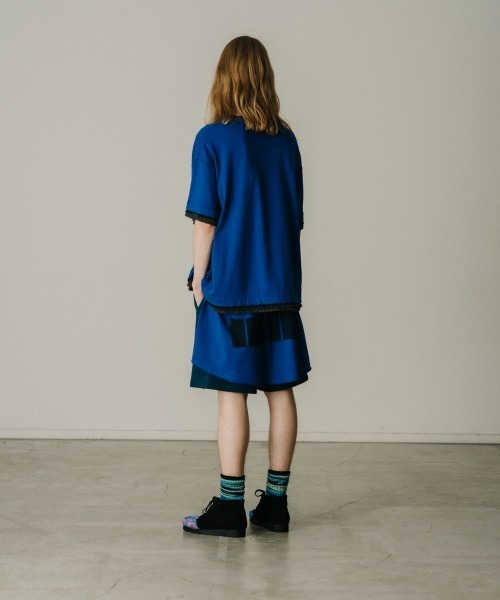 FACETASM(ファセッタズム)の「FRILL TEE(Tシャツ/カットソー・メンズ・ライトブルー/ホワイト・4/5)」の7枚目の写真