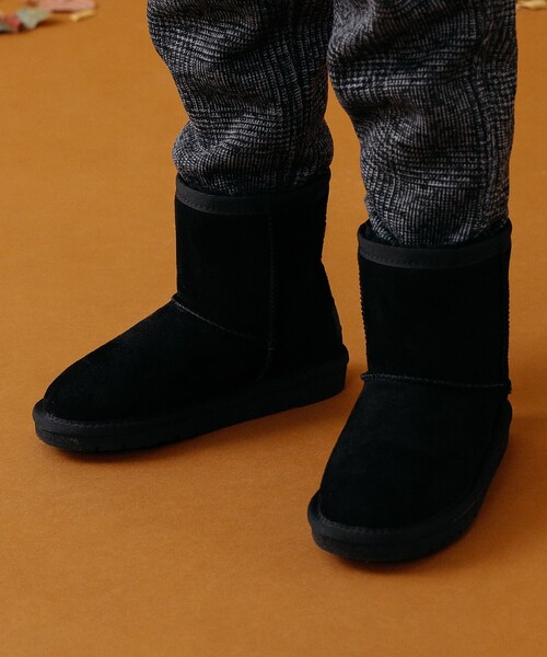 B:MING by BEAMS（ビーミングバイビームス）の「B:MING by BEAMS / ベーシック フェイクムートン ブーツ（17~19cm）（ブーツ・キッズ・キャメル/ブラック/ブラウン・18/19/17）」の7枚目の写真