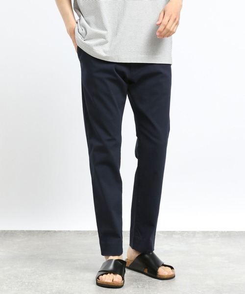 GLOBAL WORK Smile Seed Store（グローバルワーク スマイルシードストア）の「NRストレッチスリムパンツ/180967（その他パンツ・メンズ・ベージュ/ブラック/杢グレー/ネイビー・SMALL/MEDIUM/LARGE/X-LARGE）」の4枚目の写真