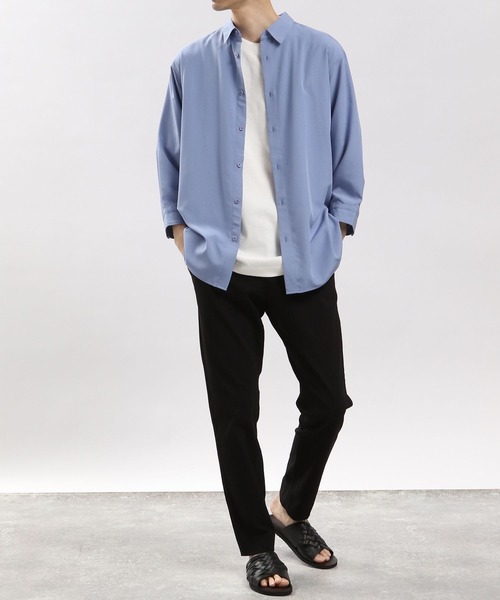 GLOBAL WORK Smile Seed Store（グローバルワーク スマイルシードストア）の「NRストレッチスリムパンツ/180967（その他パンツ・メンズ・ベージュ/ブラック/杢グレー/ネイビー・SMALL/MEDIUM/LARGE/X-LARGE）」の12枚目の写真