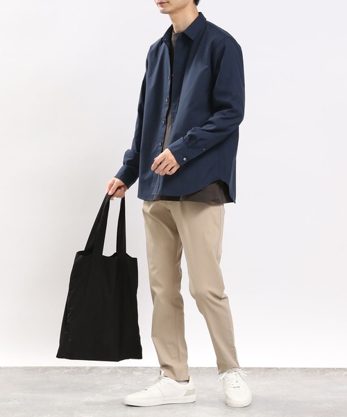 GLOBAL WORK Smile Seed Store（グローバルワーク スマイルシードストア）の「NRストレッチスリムパンツ/180967（その他パンツ・メンズ・ベージュ/ブラック/杢グレー/ネイビー・SMALL/MEDIUM/LARGE/X-LARGE）」の20枚目の写真