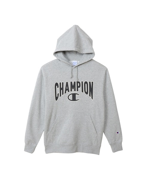 Champion(チャンピオン)の「【Champion/チャンピオン】メンズ ベーシック フーデッドスウェットシャツ(パーカー・メンズ・ホワイト/ネイビー/ブラック/レッド/グレー・LARGE/X-LARGE/MEDIUM/SMALL)」の3枚目の写真