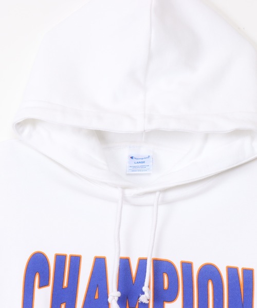 Champion(チャンピオン)の「【Champion/チャンピオン】メンズ ベーシック フーデッドスウェットシャツ(パーカー・メンズ・ホワイト/ネイビー/ブラック/レッド/グレー・LARGE/X-LARGE/MEDIUM/SMALL)」の8枚目の写真