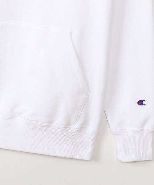 Champion(チャンピオン)の「【Champion/チャンピオン】メンズ ベーシック フーデッドスウェットシャツ(パーカー・メンズ・ホワイト/ネイビー/ブラック/レッド/グレー・LARGE/X-LARGE/MEDIUM/SMALL)」の9枚目の写真