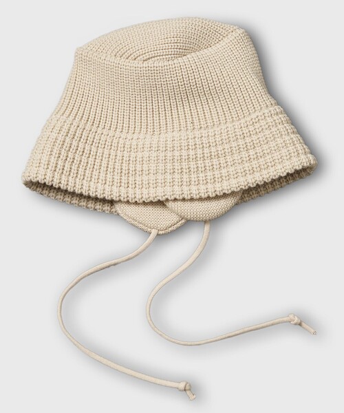 RACAL（ラカル）の「RACAL/ラカル 別注 Ear Flap Knit Hat/イヤー フラップニットハット（ハット・メンズ・ナチュラル/ブラック/グレイッシュベージュ/オレンジ・FREE）」の12枚目の写真