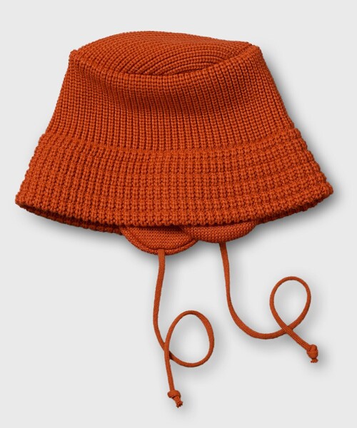 RACAL（ラカル）の「RACAL/ラカル 別注 Ear Flap Knit Hat/イヤー フラップニットハット（ハット・メンズ・ナチュラル/ブラック/グレイッシュベージュ/オレンジ・FREE）」の15枚目の写真