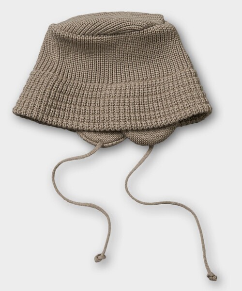 RACAL（ラカル）の「RACAL/ラカル 別注 Ear Flap Knit Hat/イヤー フラップニットハット（ハット・メンズ・ナチュラル/ブラック/グレイッシュベージュ/オレンジ・FREE）」の17枚目の写真