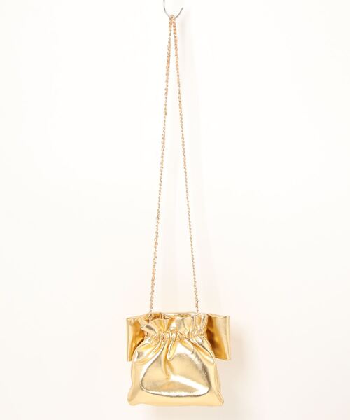 kakatoo(カカトゥ)の「カカトゥ kakatoo / リボンチェーンショルダー(ショルダーバッグ・レディース・ゴールド/シルバー/ブラック・FREE)」の20枚目の写真